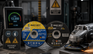 RPM Máximo de Discos de Corte e Desbaste: Por Que Respeitar o Limite de Segurança