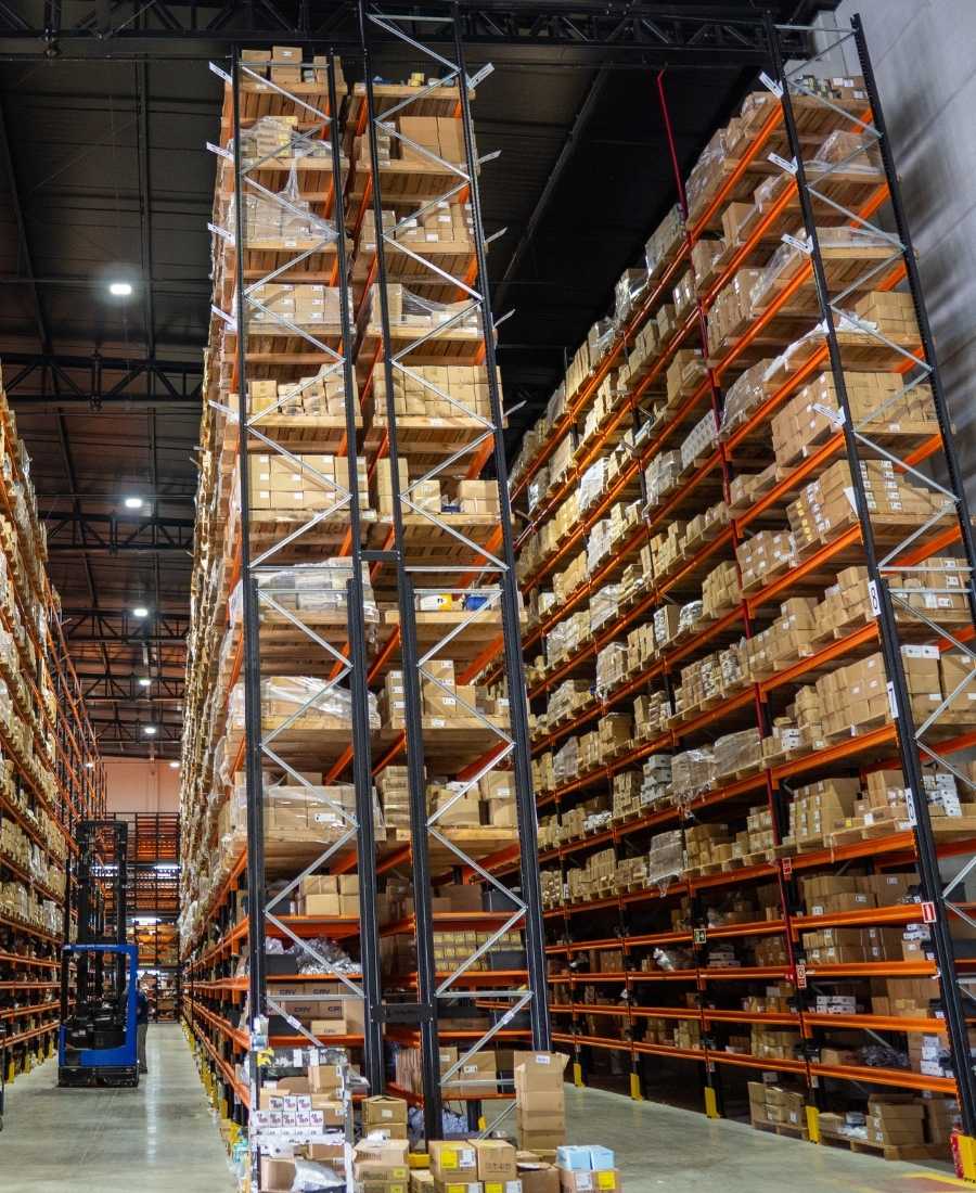 Apoio visual para área de captação da Heavy Duty